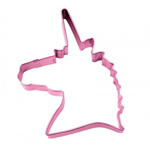 Pink unicorn cookie cutter - 12cm