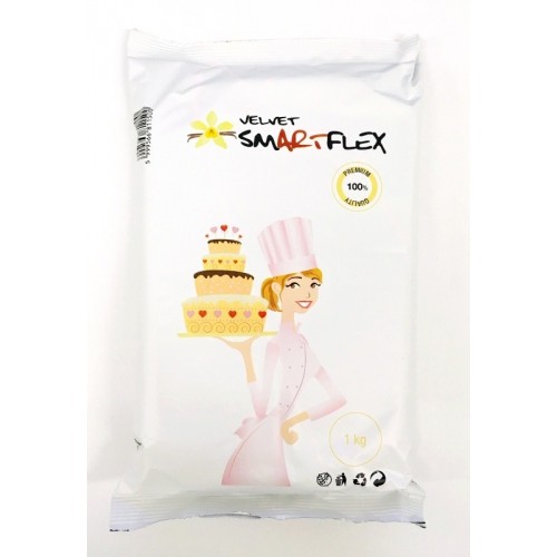 Smartflex velvet vanilka 1kg - potahovacia hmota