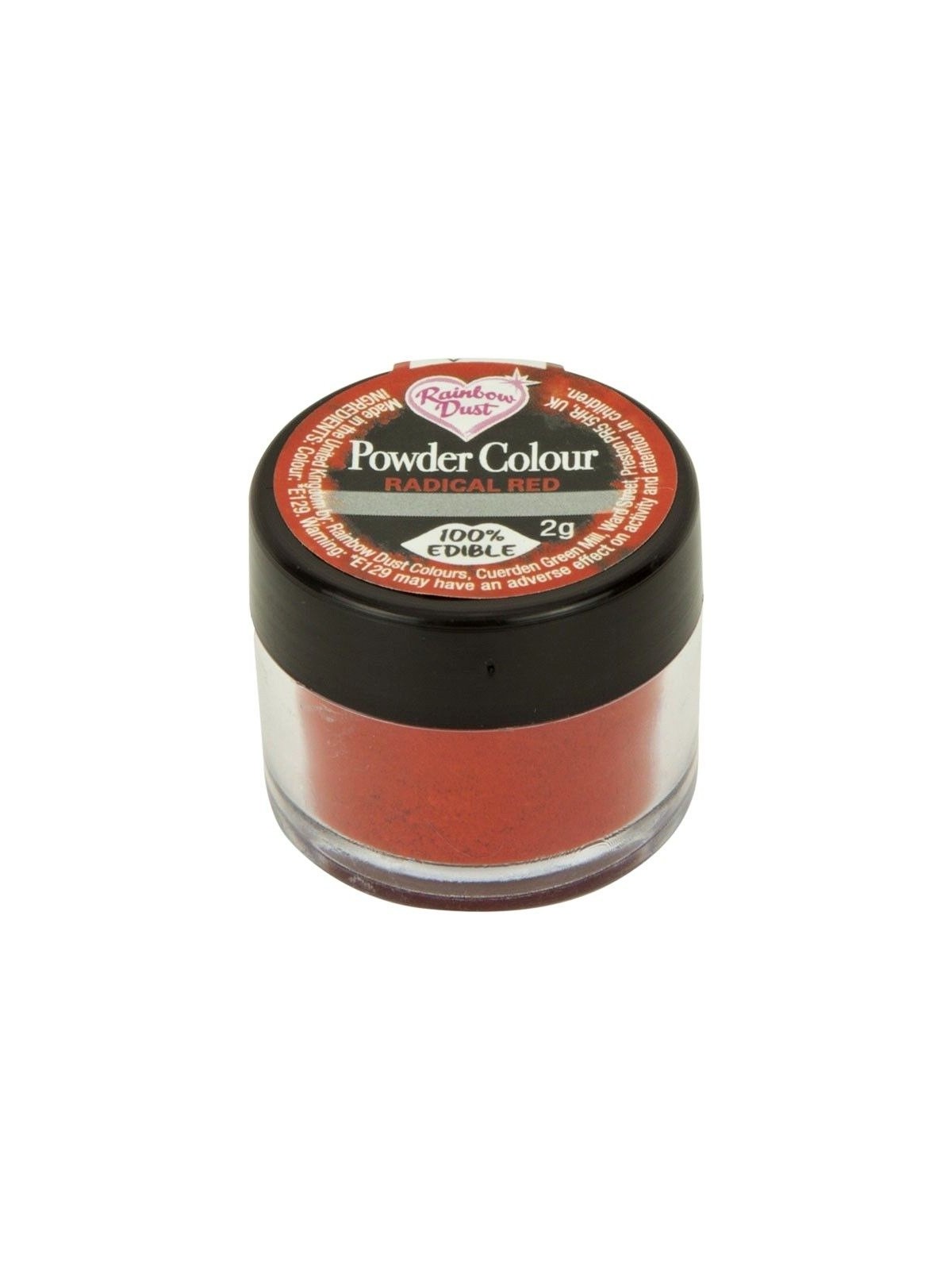 RD Powder Paint Red Rainbow - Radical Red 1-5g