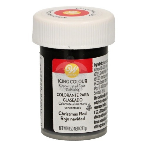 Wilton Gel Food Color Christmas Red 28g - Christmas Red