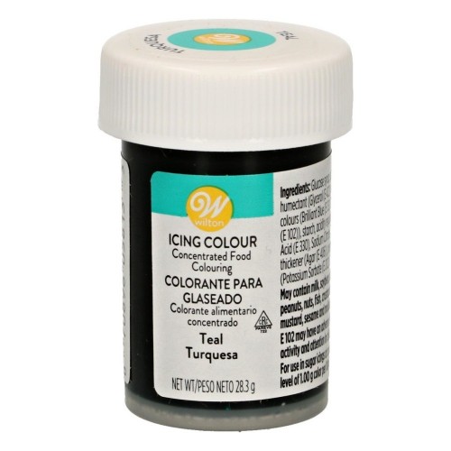 Wilton Gel Food Color Teal 28g - Turquoise