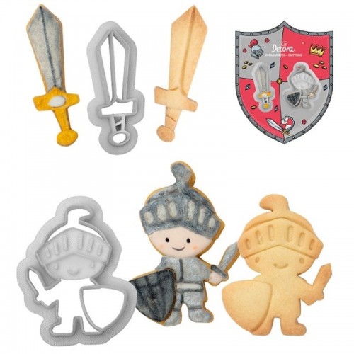 Cookie cutter set - knight - King - 2 pieces