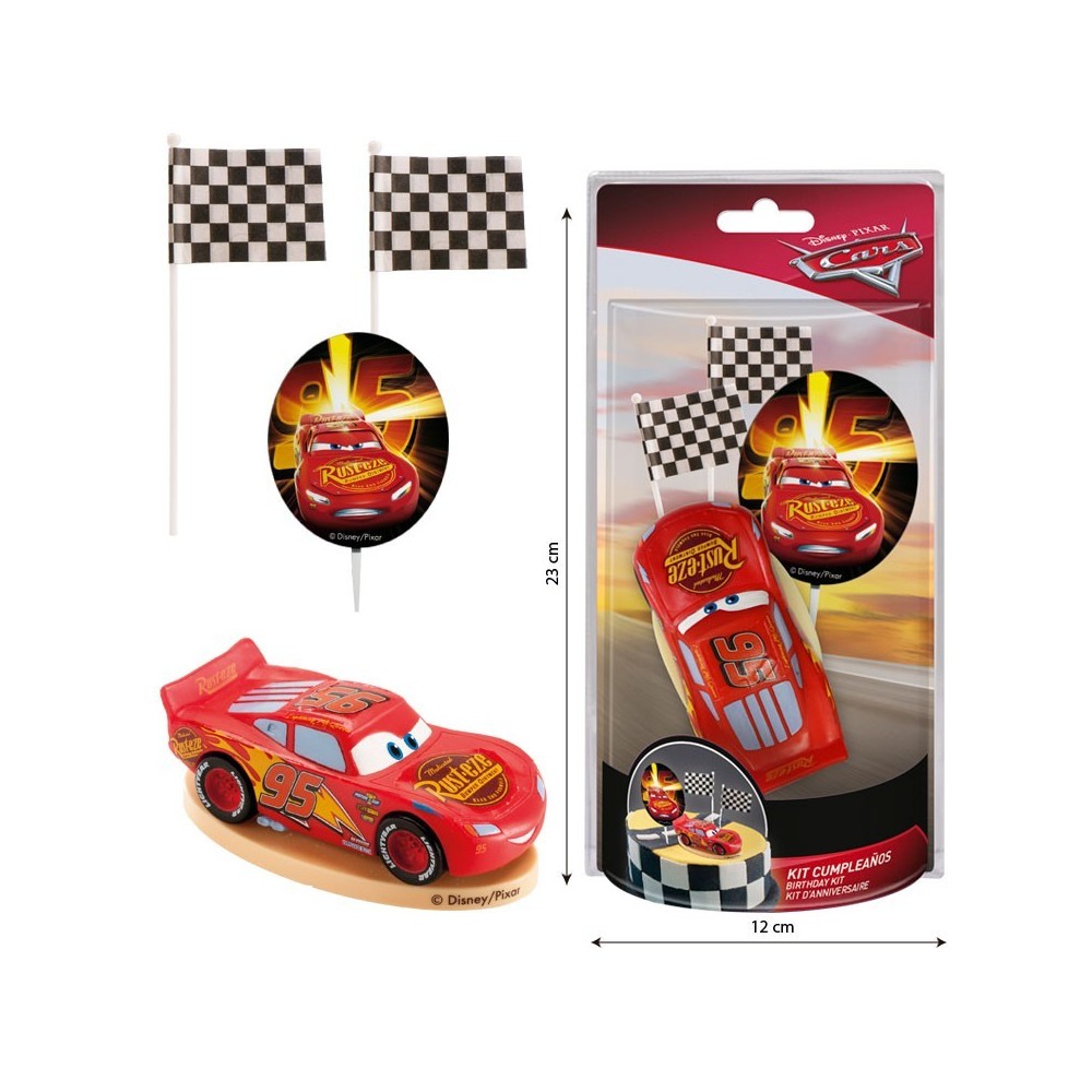 Dekorationsfigur - Cars - Lightning McQueen 1+ 3