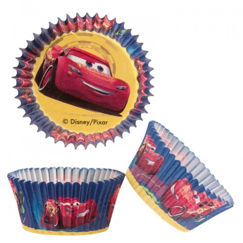 Decorative pastry baskets - Cars - 50 pieces