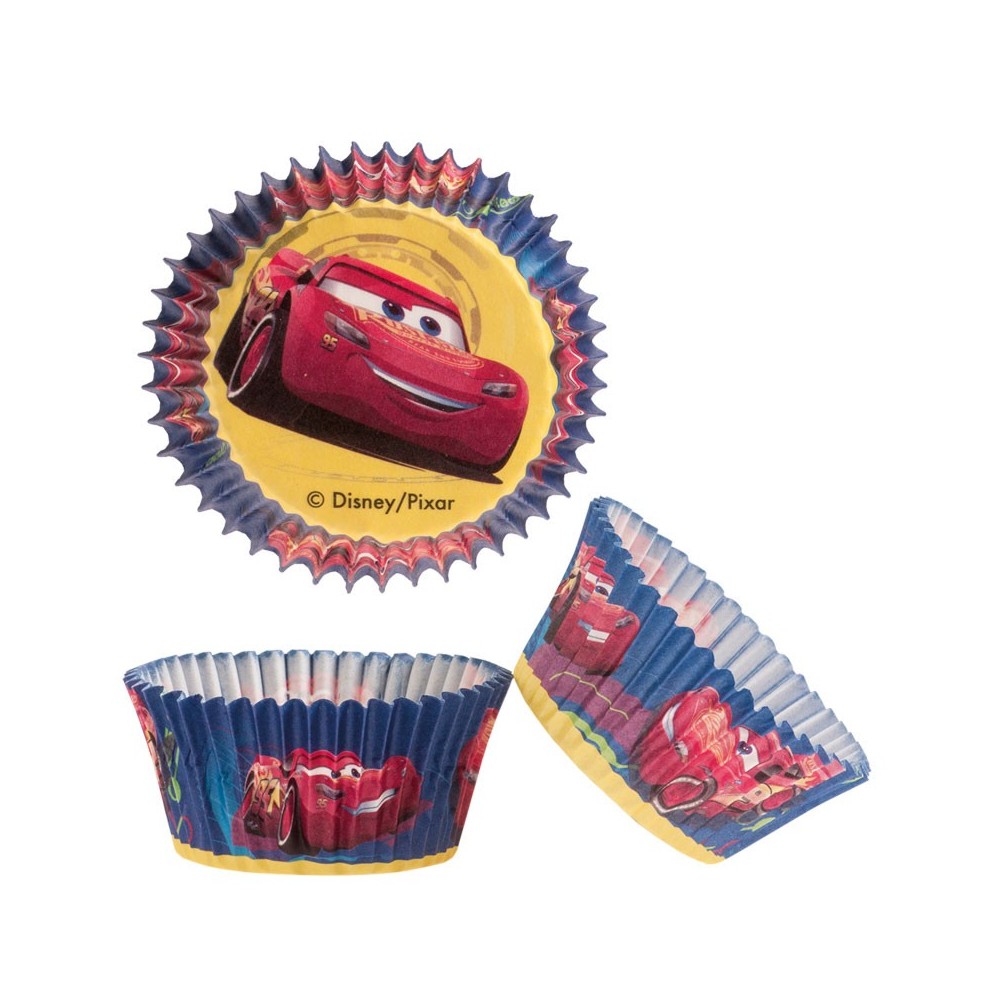 Decorative pastry baskets - Cars - 50 pieces