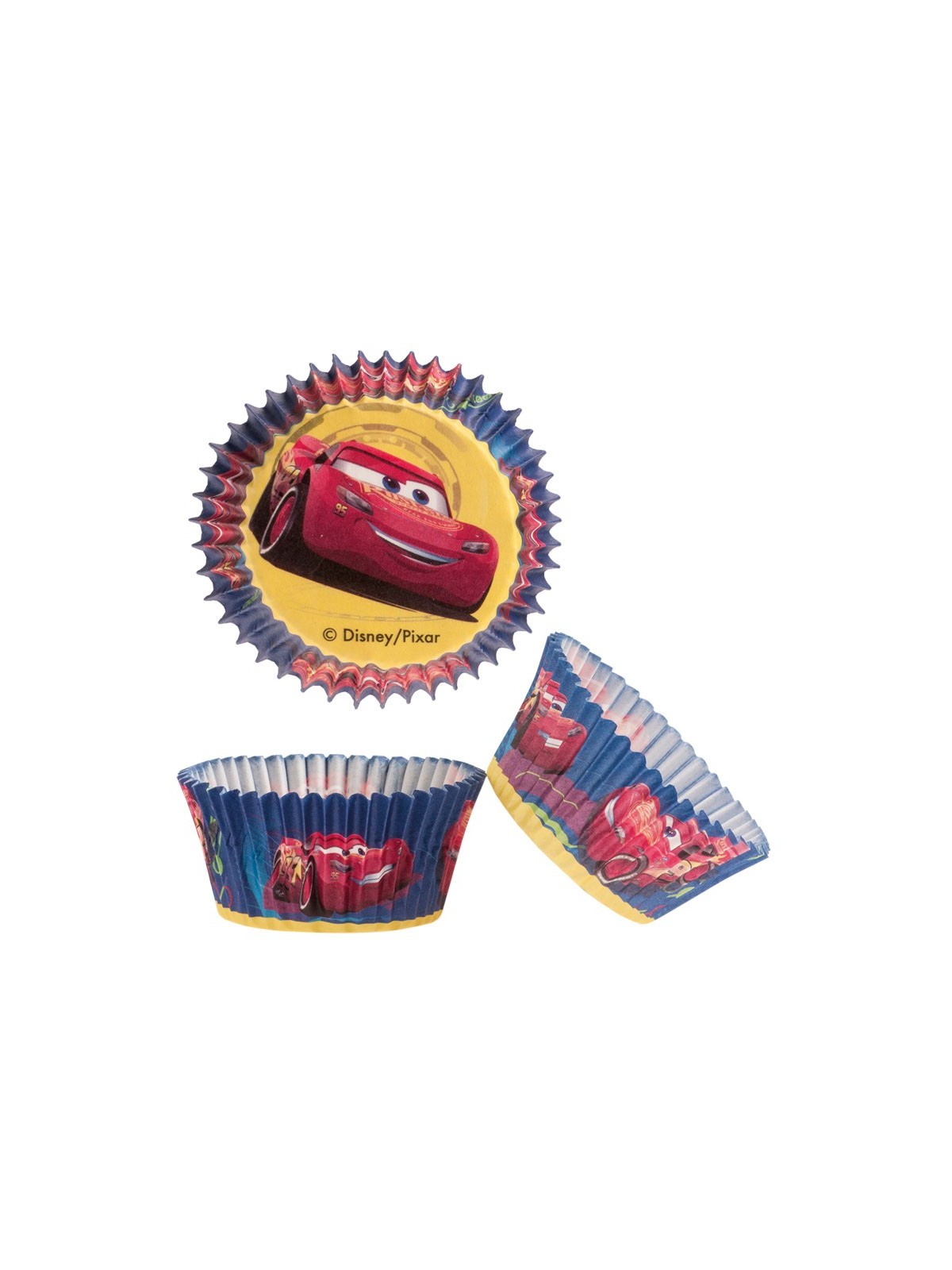 Decorative pastry baskets - Cars - 50 pieces