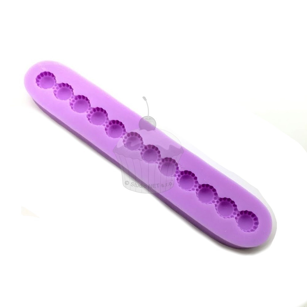 Silicone Mold - Beaded Border 12