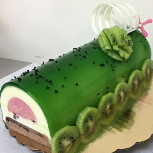 MIRALL mirror glaze with high gloss - Kiwi - 250g