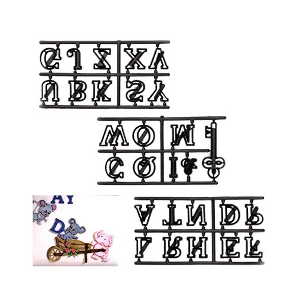 Cutters patchwork - capital letters + key 28pcs