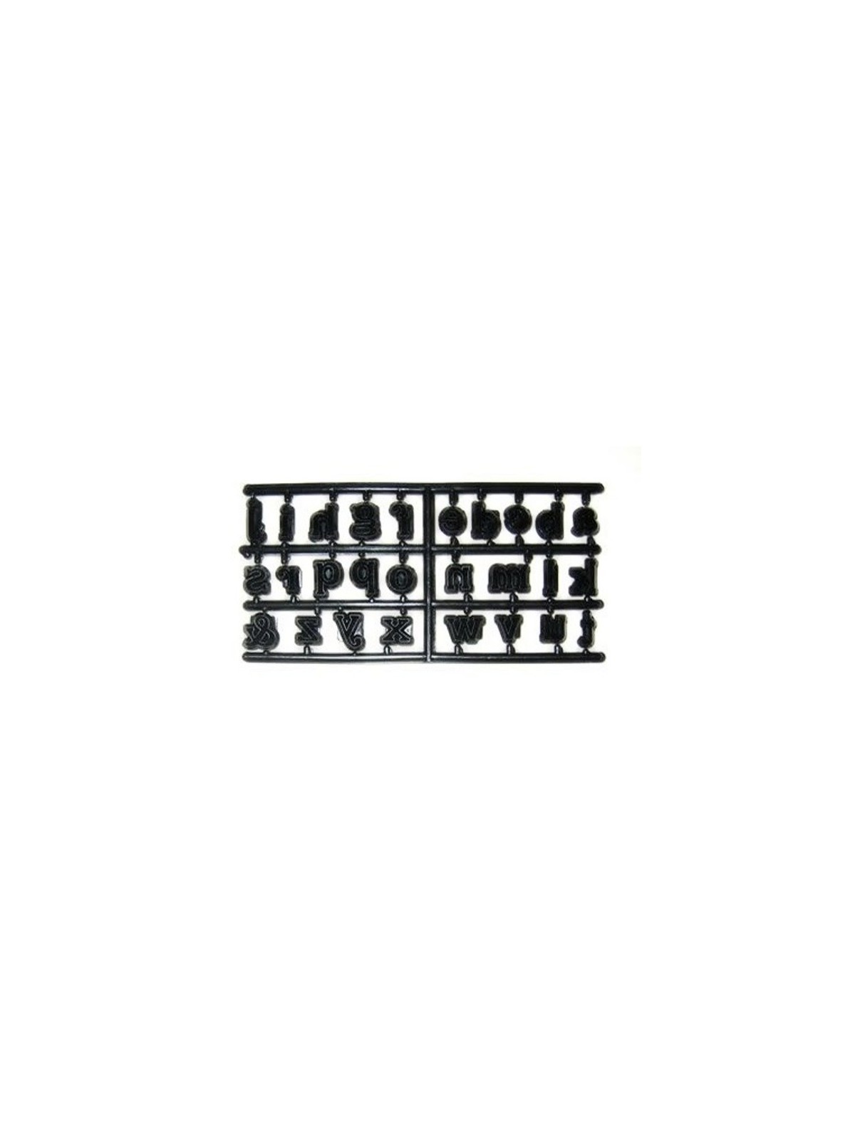 Ausstecher Patchwork Alphabet - Kleinbuchstaben 27St