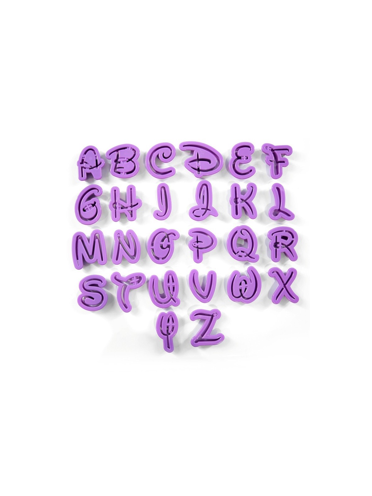 Cookie cutter Large Alphabet - Disney font 26pcs