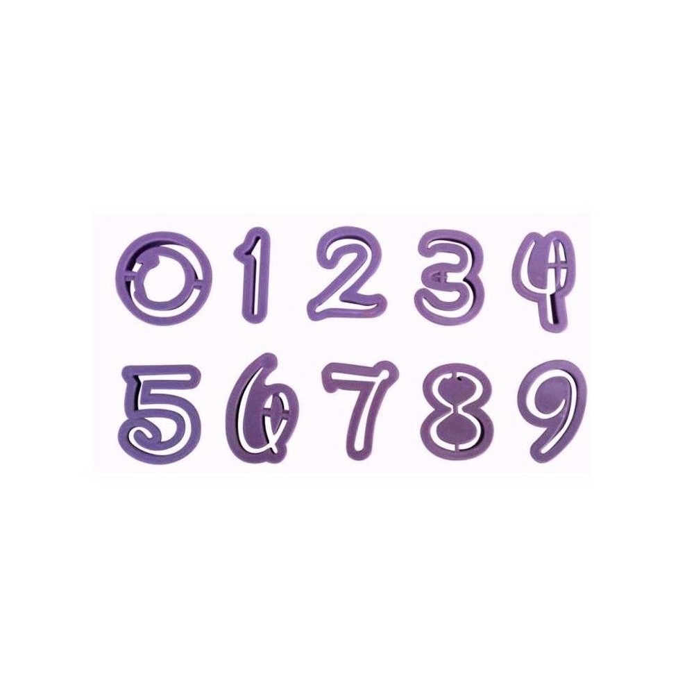 Vykrajovátka čísla - Disney font 10ks