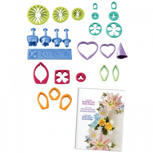 Gum Paste Flowers Ausstecher-Set - Set zum Ausstechen von Blumen