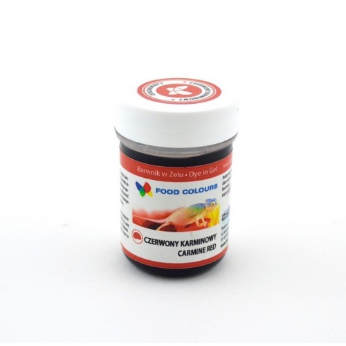 Gel Food Colour - Carmine Red - red 35g