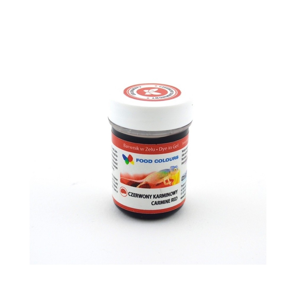 Gel Food Colour - Carmine Red - red 35g