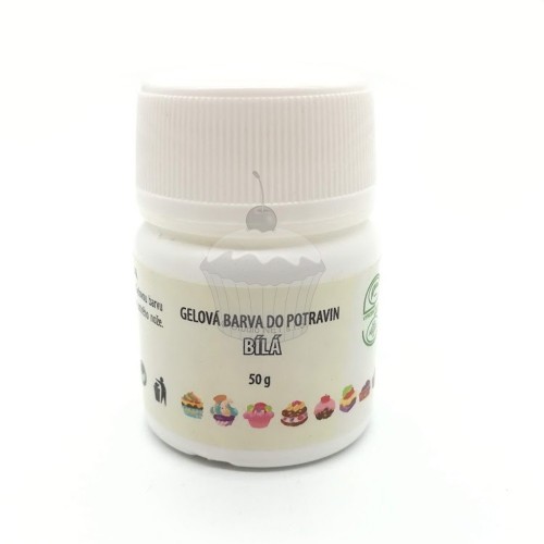 Gel color to food - white - 50g