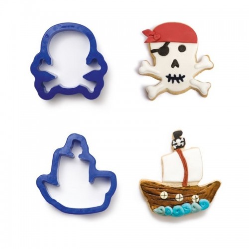 Cookie cutter set - pirate 2pcs