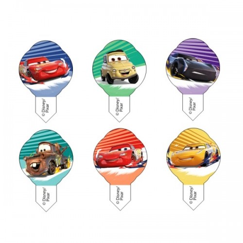 Edible paper MIX WF Cars mini - 12 pieces