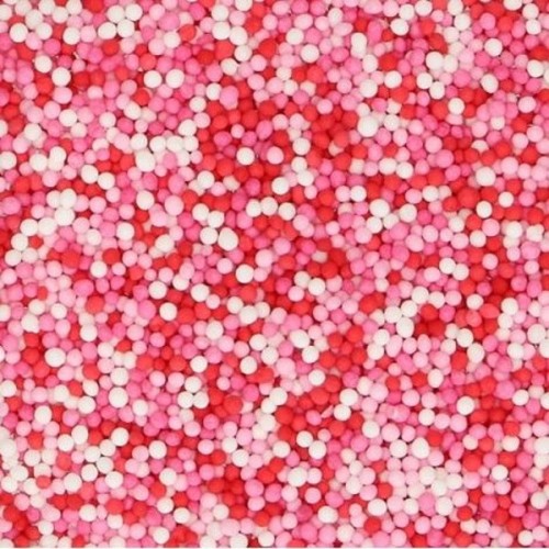 Cukrové perličky - máček červený / růžový / bílý - 50g