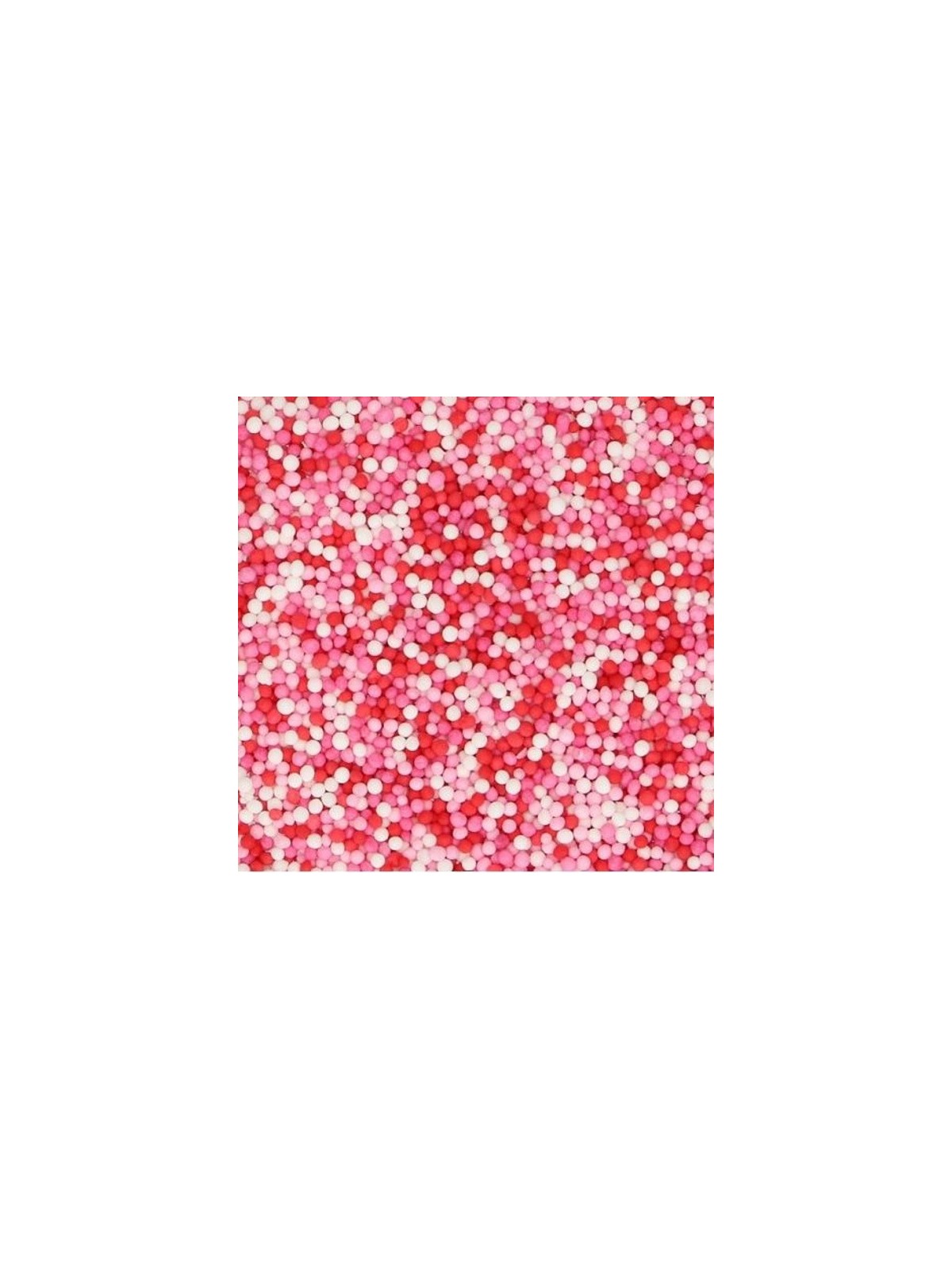 Nonpareils -Lots of Love- rot / pink / weiß - 50g