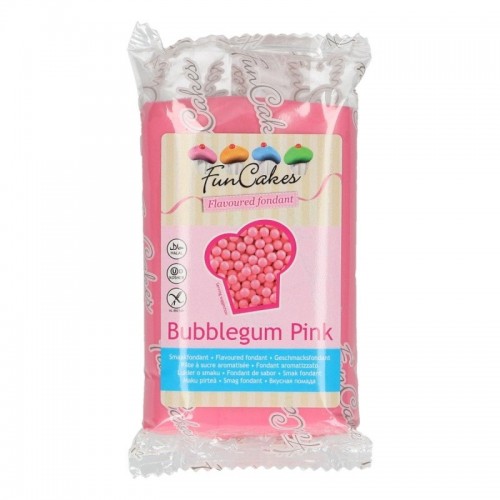 FunCakes aromatisierter Rollfondant - Spezial - Bubblegum Pink 250g