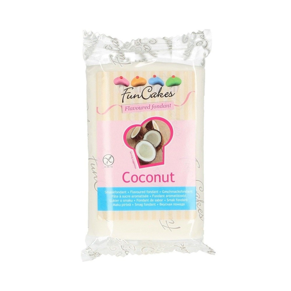 FunCakes Flavoured Rolled Fondant - Special - Coconut 250g