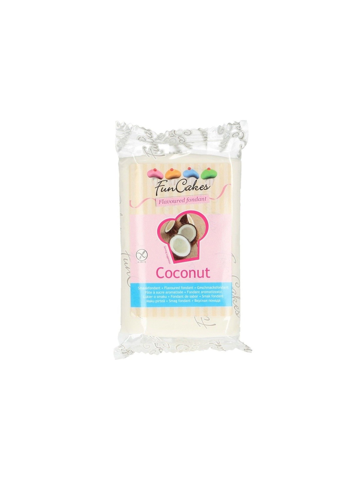 FunCakes Flavoured Rolled Fondant - Special - Coconut 250g