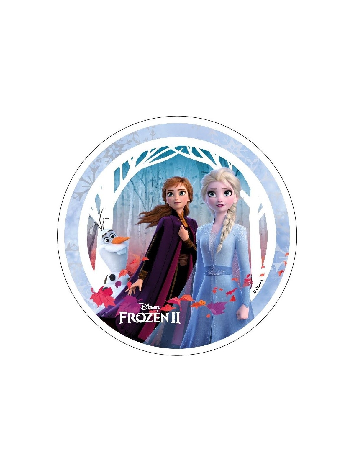 Disney Wafer Sheet - Frozen  II. - Thema 4.