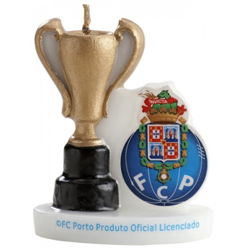 Decorative cake candle - F.C. Porto - 7.5cm