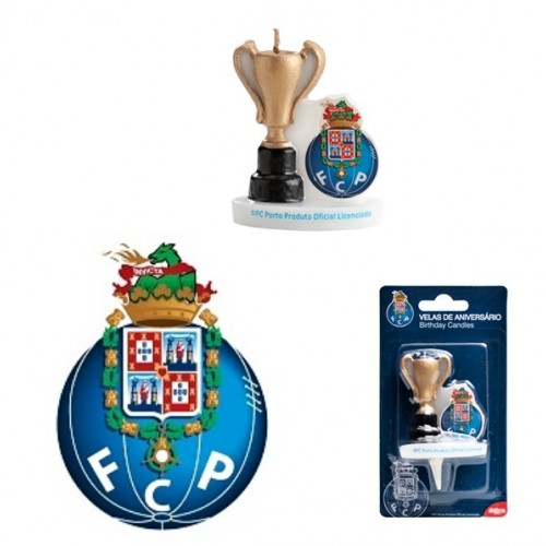 Znicz do dekoracji tortów - F.C. Porto - 7,5cm.