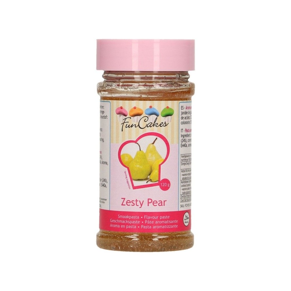 FunCakes Aroma pasta - Zesty Pear - kyselá hruška 120g