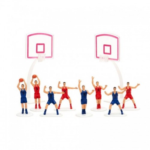 Decora dekorační sada figurek - basketballu - 10ks