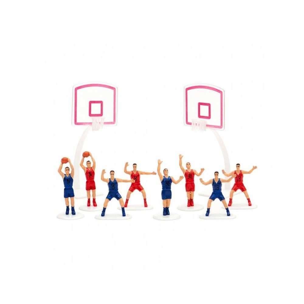 Decora decorative set of figures - basketball - 10 pieces