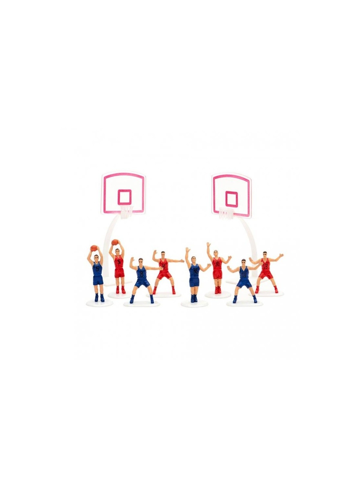 Decora decorative set of figures - basketball - 10 pieces