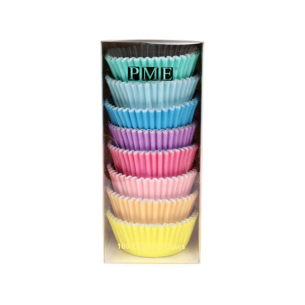 PME Baking cups - pastel colour - 100pcs