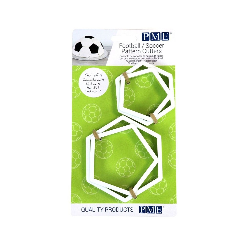 PME Cutter - Fußball - set 4St