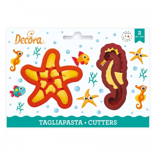 Decora set of cookie cutters - marine life 2pcs