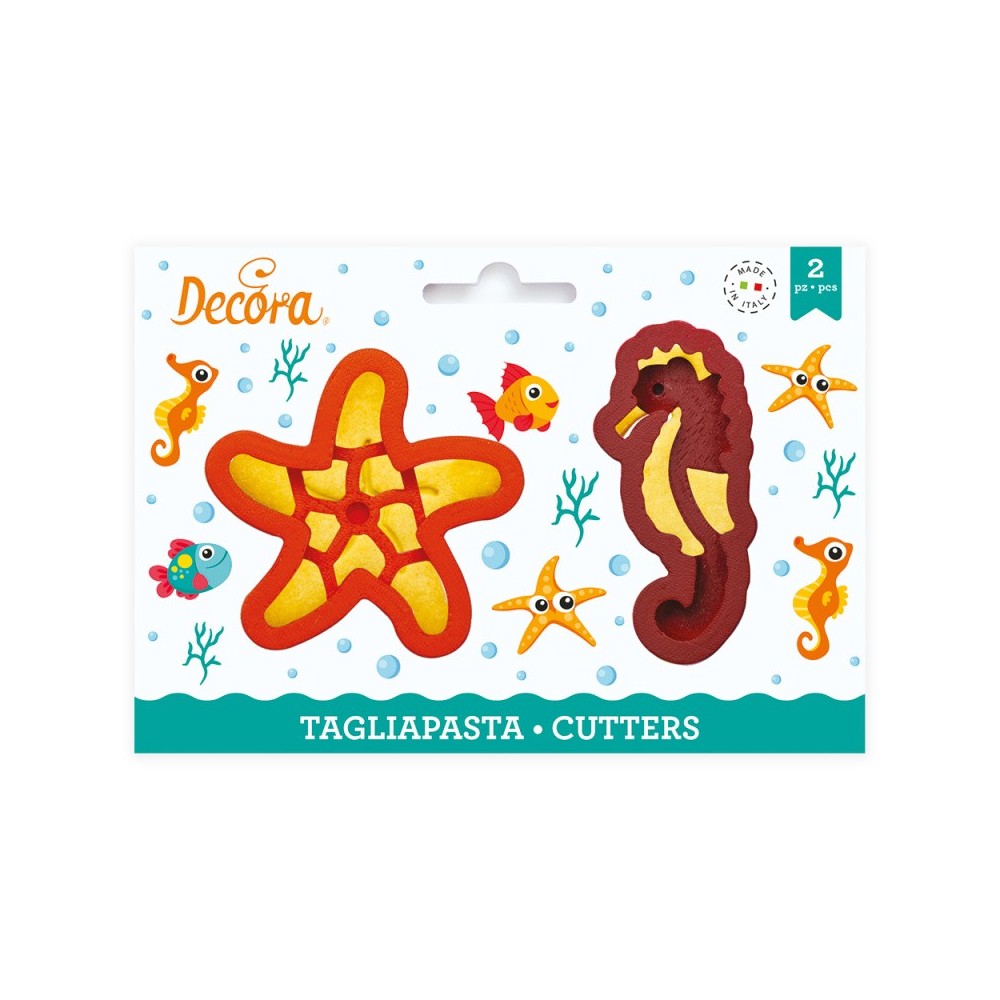 Decora set of cookie cutters - marine life 2pcs