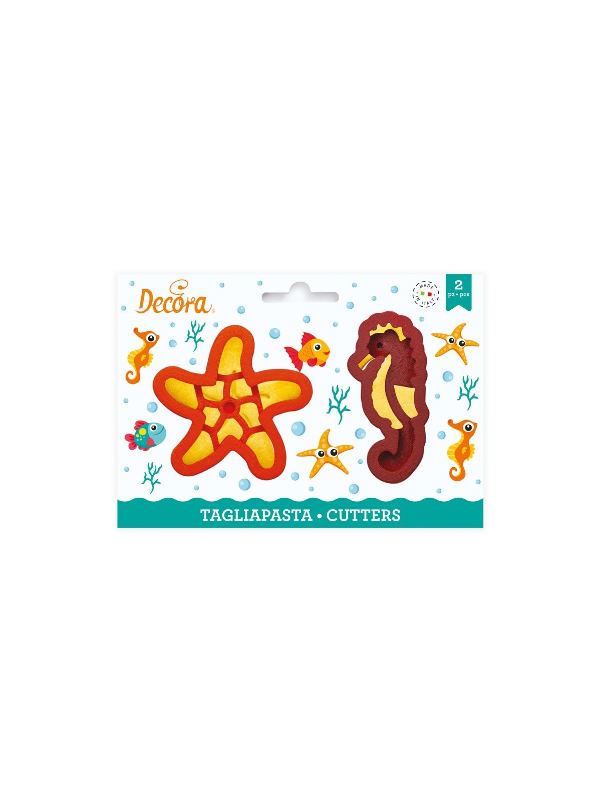 Decora set of cookie cutters - marine life 2pcs