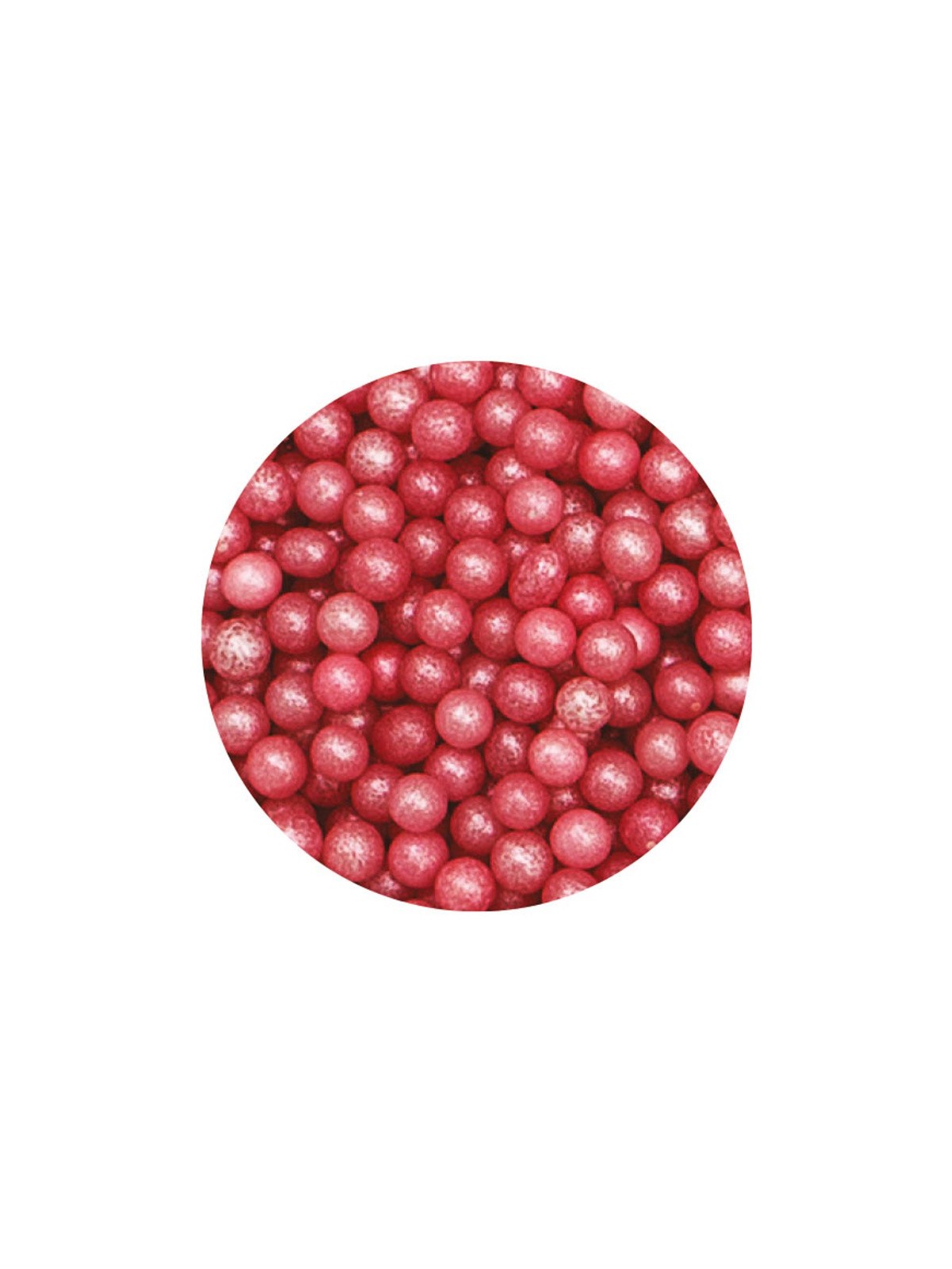 Decora - Cukrové perličky 4mm - perleťové růžové - 100g