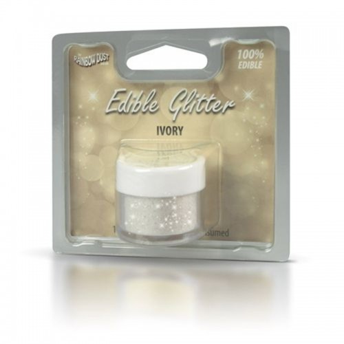 RD Edible Glitter - Ivory - slonová kosť  5g