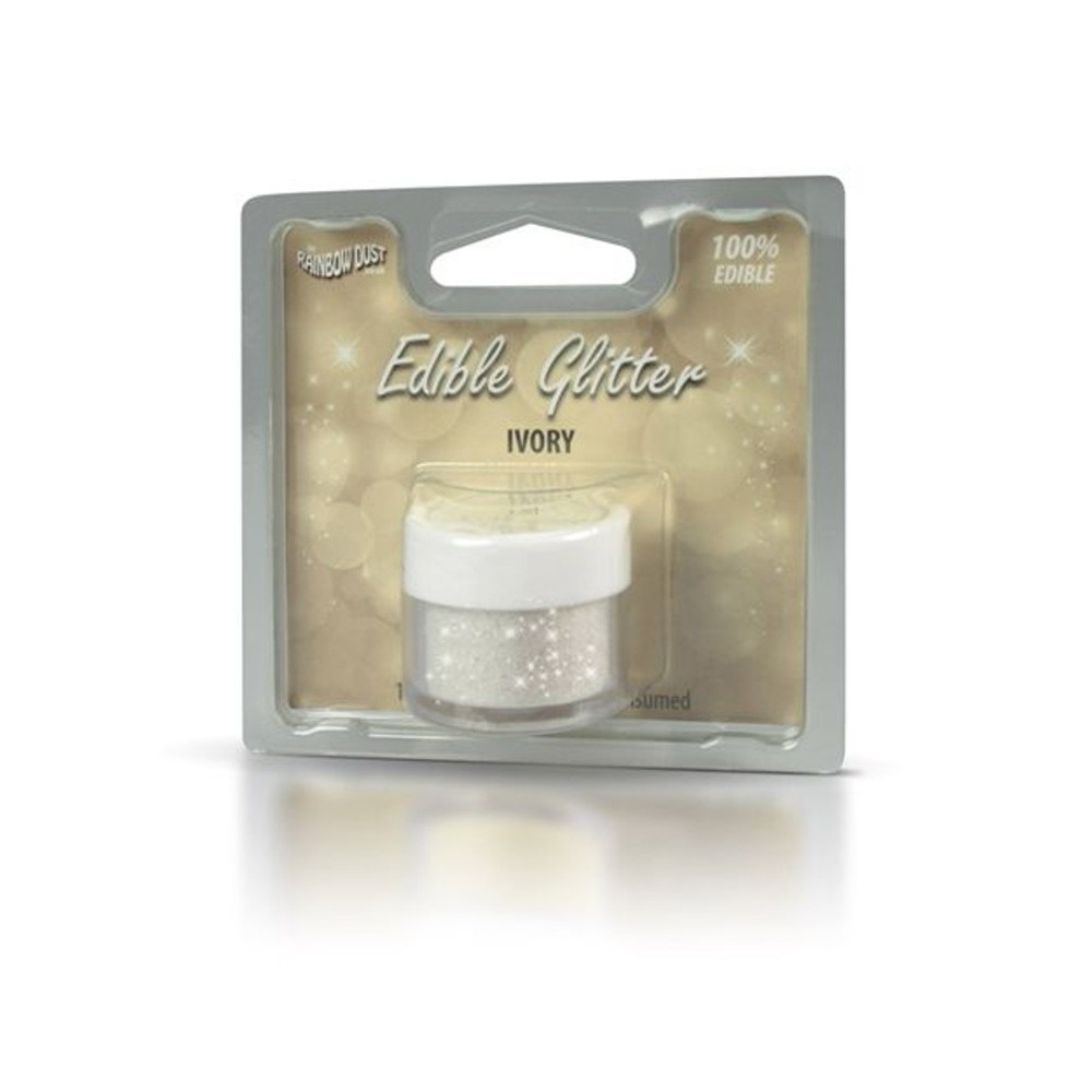 RD Edible Glitter - Ivory - slonová kosť  5g