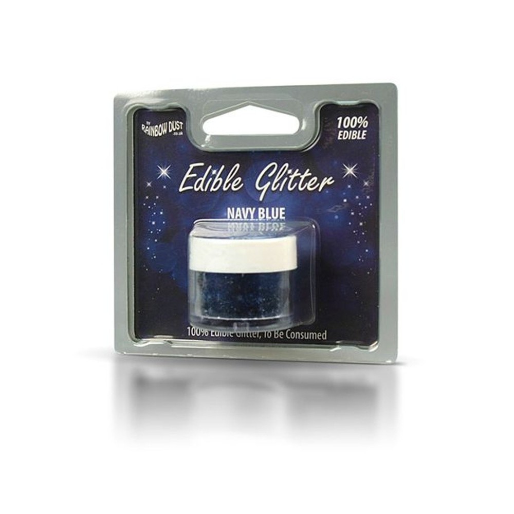 RD Edible Glitter - Navy blue - blue 5g