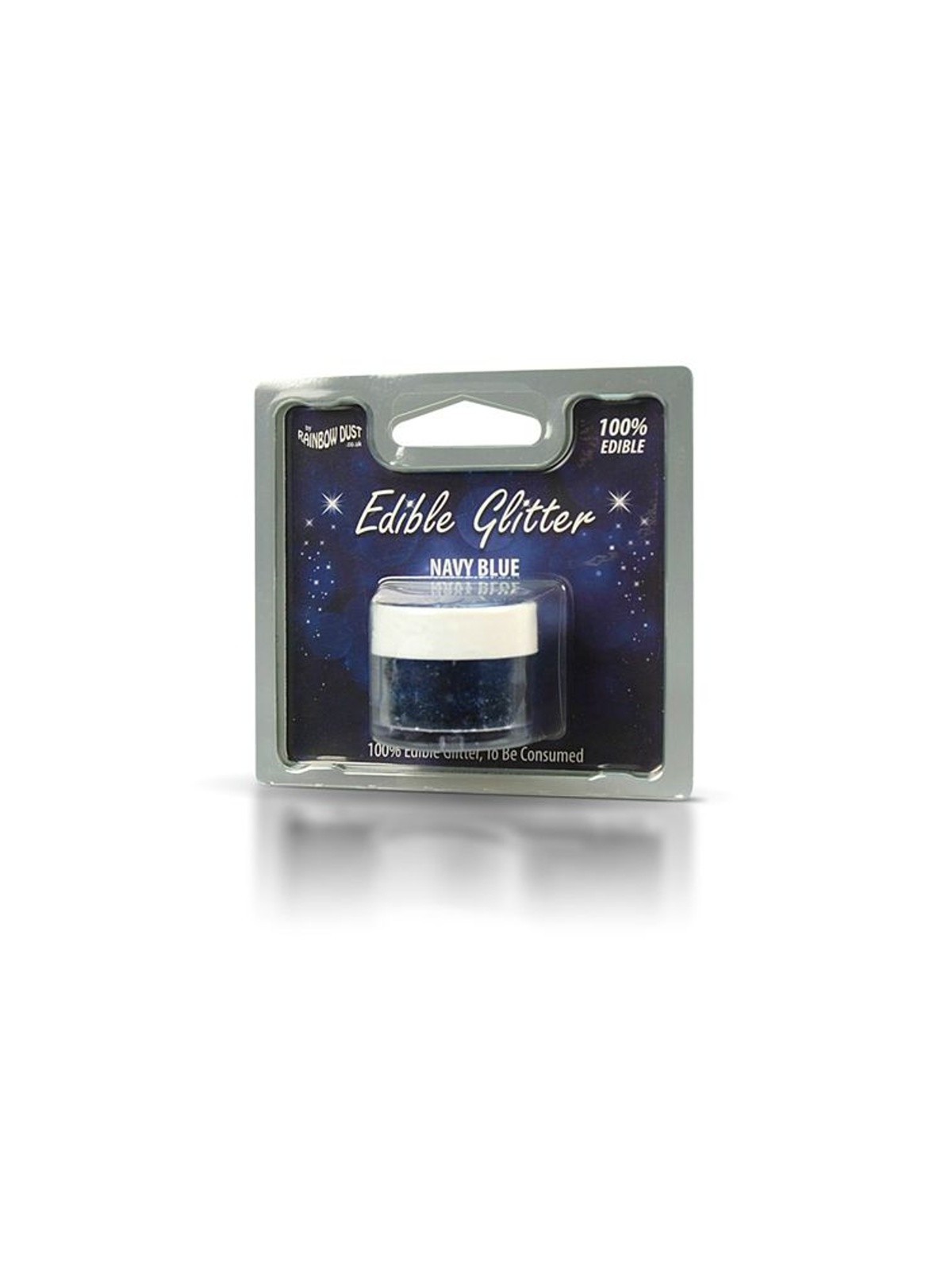 Essbarer Glitzer - Marineblau - blau   5g