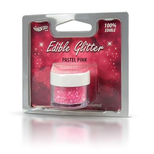 Essbarer Glitzer RD - Pastellrosa - rosa 5g