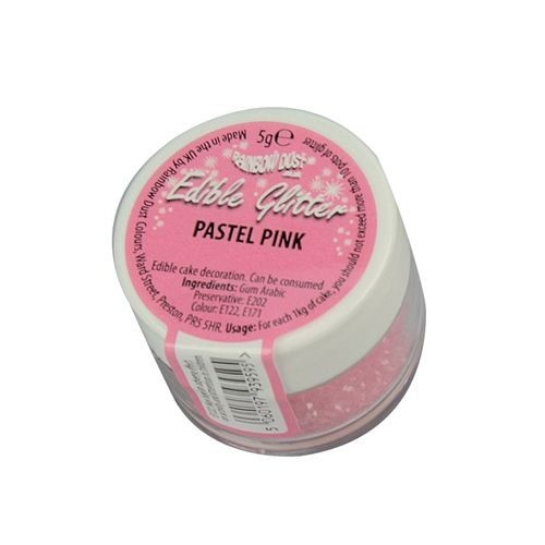 RD Edible Glitter - Pastel pink - růžové   5g