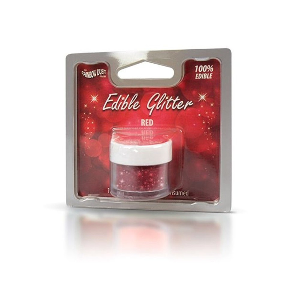RD Edible Glitter - Red 5g