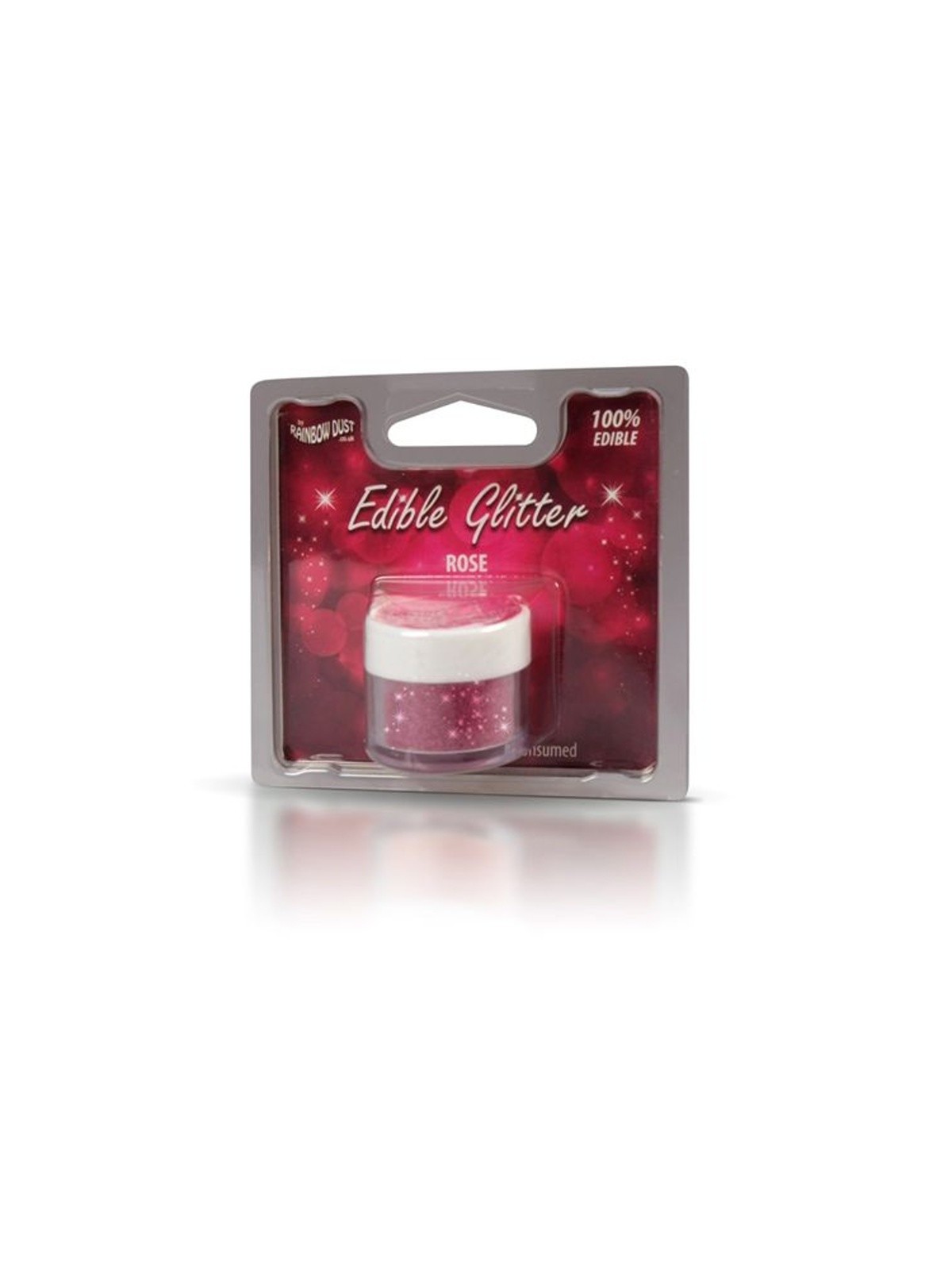 Essbare Glitzer - Rose - pink 5g