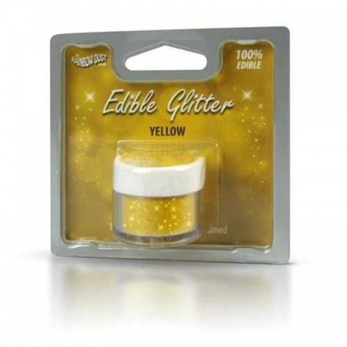 RD Edible Glitter - Yellow - yellow 5g