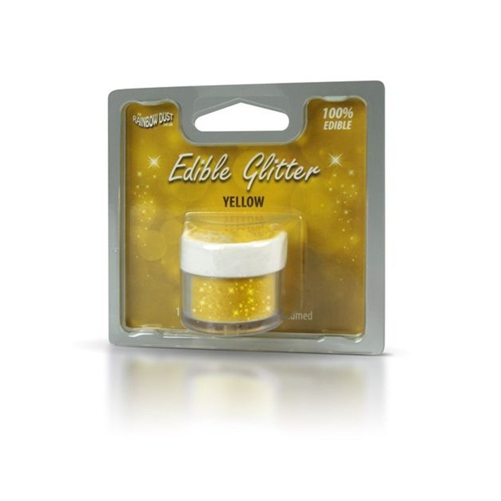 RD Edible Glitter - Yellow - yellow 5g